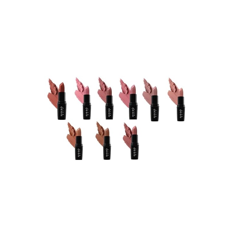 Set Labial Mate Bissu Delineadores Labios Ivy Lapices Infinite Gel