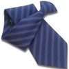 Men's Navy & Purple Gradient Stripe Clip On Neck Tie