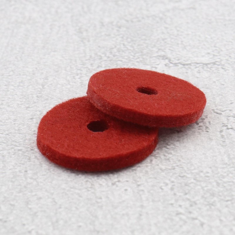 SG Store 10 Pezzi Portarocchetto Feltrini Rossi Artigianali Compatibile con