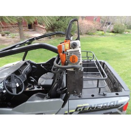 Polaris Profile Tube Roll Bar Chainsaw Mount Fits 2018-2024 Polaris Ranger and General