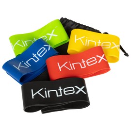 Kintex Mini Loops Set, 5 Strengths Fitness Loop, Gym Band, Yoga, Pilates, Training, Workout