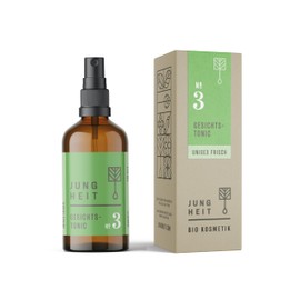 JUNGHEIT Gesichtswasser mit Hyaluron | BIO & VEGAN Zertifiziert | Entfernt Make-Up & Schmutz sanft | Entzündungshemmend & Erfrischend | für alle Hauttypen | Gesichts-Tonic | Gesichtspflege - 100ml