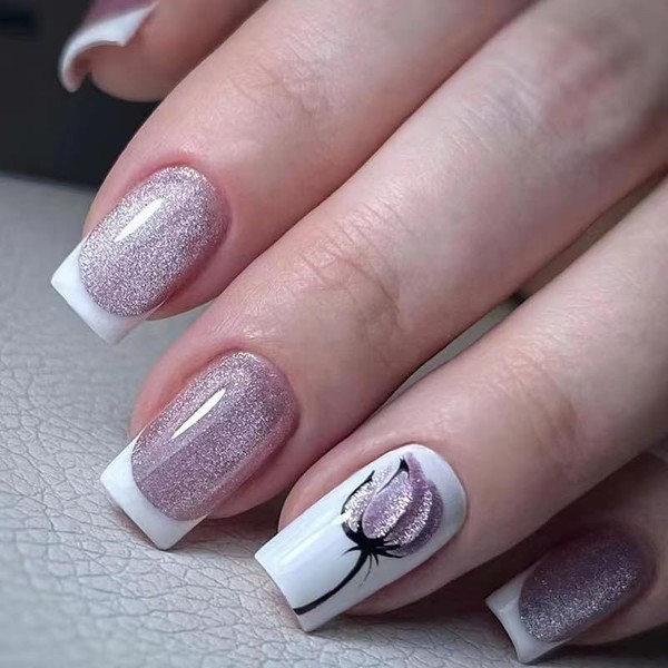 Magrace medium press on nails almond (A-13)