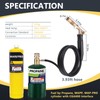 TAUSOM Propane Torch Hose Kit Long 3.93 ft- Heavy Duty