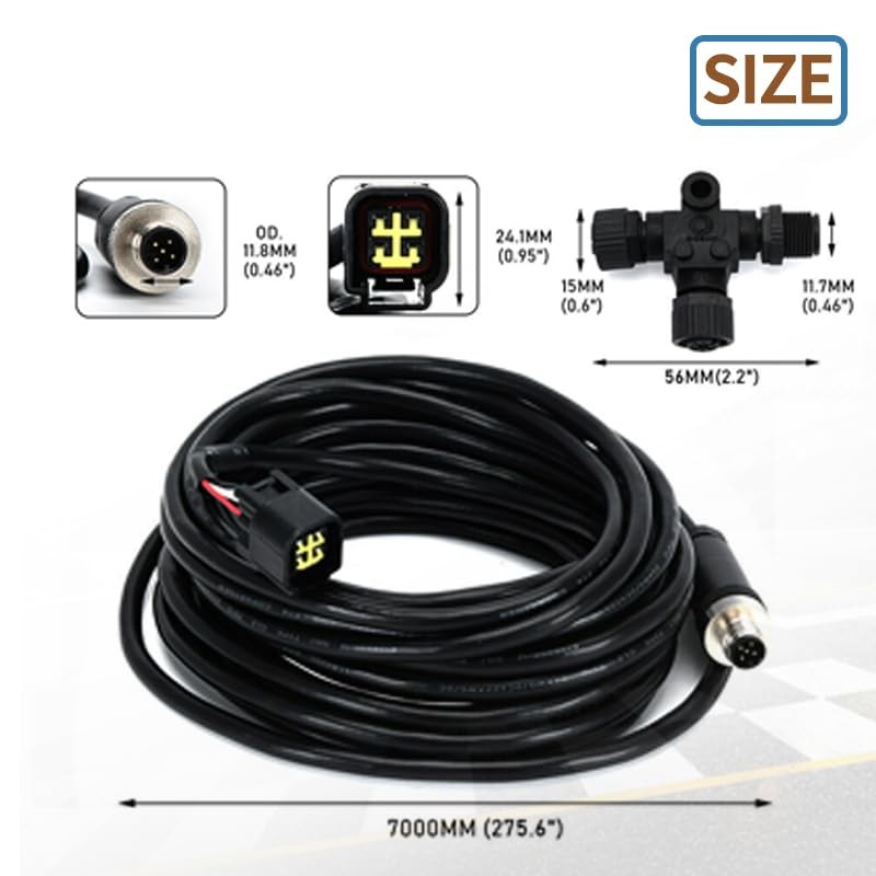 NBWIYQP Replace for 000-0120-37 Yamaha Engine Interface Cable Connects to