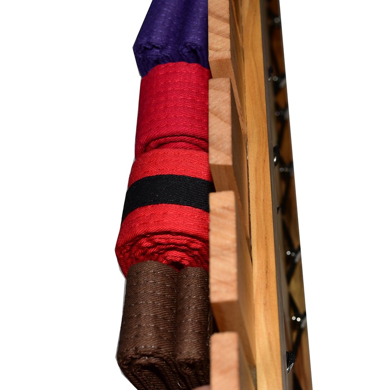 Victory Martial Arts 12 Belt Taekwondo Belt Display Rack with