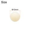 sourcing map 50pcs Nylon Bearing Balls 10mm Solid Plastic Balls,