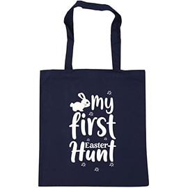 Hippowarehouse my first easter hunt Tote Shopping Gym Beach Bag 42cm x38cm, 10 litres