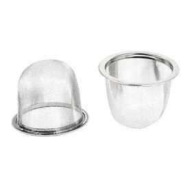 1pc Silver Reusable Stainless Steel Tea Infuser Mesh Strainer, Metal Teapot Replacement Mesh Strainer Insert, Tea Steeper Basket Filter for Teapot,Mug,Cup,Tea Strainers and Filters 6cm
