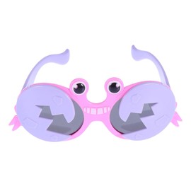 BESPORTBLE Funny Crab-Shaped Party Glasses for Kids with and Light Purple Legs, Adorable Cosplay Sunglasses for Birthday Celebrations and Photo Props