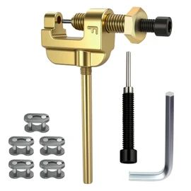 RZEOZU 06B 06C 35 Chain Breaker Tool Motorcycle Chain Breaker Replacement for #35 T8F Roller Chain Mini Bike Go Kart Cart ATV Dirt Bike Scooter Quad Bicycle Mountain Electric Bike Parts (3mm Pin)