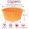 Caperci Standard Orange Cupcake Muffin Liners 500-Count, No Smell, Food