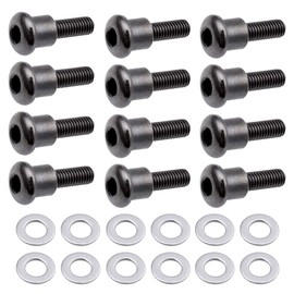 HobbyPark RC Shoulder Screws 3x12mm with Washers 3x6x0.5 for Traxxas Ultra Shocks,Replacement of Part 3642 (Set of 12)