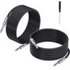EPYOADO 2 Pack 10 feet 1/4" to 1/4" Speaker Cables,