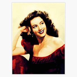 Maria Felix, Vintage Actress Bumper Sticker Window Vinyl Decal 5"
