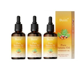 Buiiti Batana & Rosemary Hair Growth Oil for Men & Women -  Improve scalp health&Promotes Healthy Hair Growth - Specification: 3PCS
