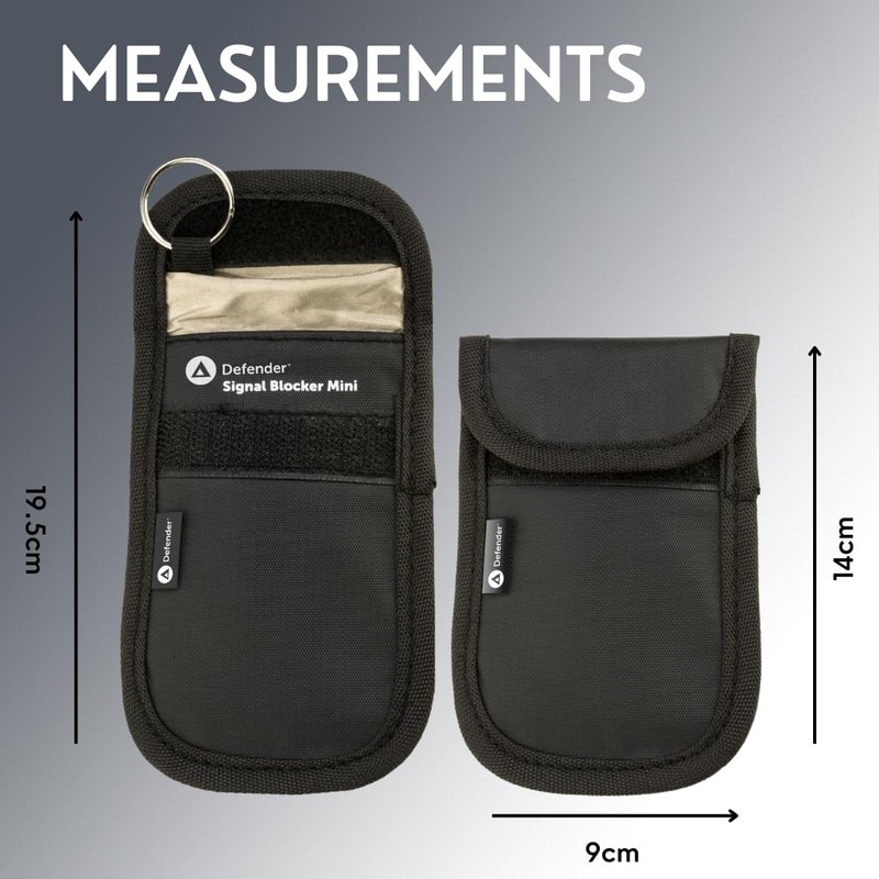 Defender Signal Blocker Mini 2 Pack - RFID Blocking Faraday