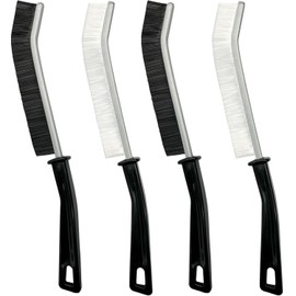 4 Pieces Bathroom Tile Groove Cleaning Brush, Corner Cleaning Brush for Bathroom, Home Kitchen, Shower Cleaning Brush, Hard Bristle Grout Cleaning Brush, for Home Kitchen