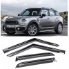 SDZ Front Rear Window Visor Vent Rain Wind Guard Shade