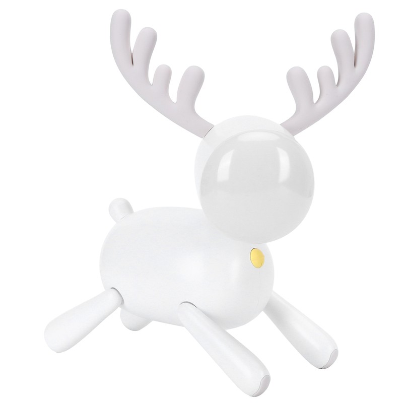 LED Night Light Cartoon Deer Shaped Table Lamp 1200mAh USB