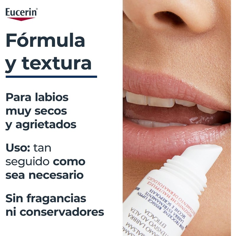 Eucerin Aquaphor Reparador De Labios S.O.S. 10 Ml