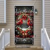Saoplasa Christmas Cardinal Door Cover Decoration 71 x 35 Inch