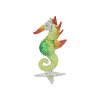 VIE Naturals Hand Blown Glass Sculpture, Sea Horse