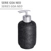 Wenko Soap Dispenser Goa neo in Anthracite, Polyresin 7.5 x