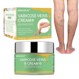 MINGRUO Varicose Veins Cream, Varicose Veins Soothing Leg Cream, Varicose Veins Cream for Legs, Vein Ointment Legs Care Ointment Against Spider Veins Removal
