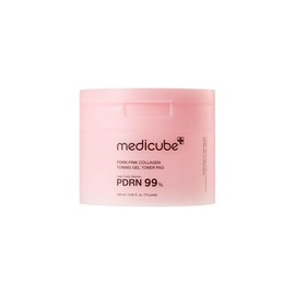 PDRN Pink Collagen Toning Gel Toner Pad by Medicube for Women - 4.05 oz Pads