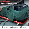 D SOLUTIONS 2-in-1 Foldable Rolling Z Creeper & Seat, 40"