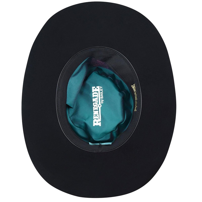 Bailey Western Men's Ellsworth Cowboy Hat, Black, 6.875