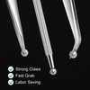 Bewudy 3Pcs Piercing Ball Grabber Tool Set, Diamond Tweezers Jewelers