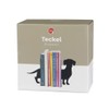 Balvi Bookend Teckel Colour black Dog shaped Support for books