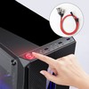 PC Power Switch, Chassis Switch Host Metal Button, Computer Host