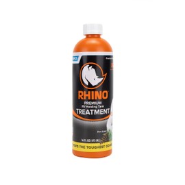 Camco RhinoFLEX Premium Enzyme RV Holding Tank Treatment | Features a Biodegradable Septic Safe Formula, a Pine Scent, and is Ideal for RVing, Boating, and More | 16 oz (41512)