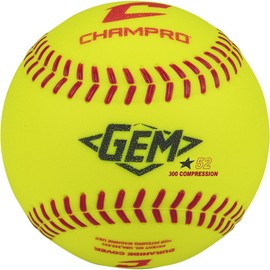 CHAMPRO GEM 12" Softball for Pitching Machine Use and Training