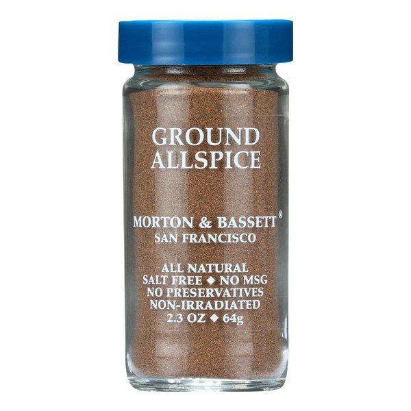 Morton & Bassett Ground Allspice, 2.3-Ounce Jars (Pack of 3)