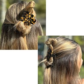 Camila Pinzas para El Cabello Paris Cp3475, Estilo Francés, Hechas A Mano, de 5 Cm(2") Resistentes Y Duraderas. Ideales para Peinar El Cabello. Sujeci