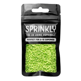 SPRINKLY - Matt Sugar Confetti - Lime Green - 25g