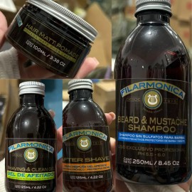 Kit De Barberia Shampoo, Gel Para Afeitar, Postshave & Cream