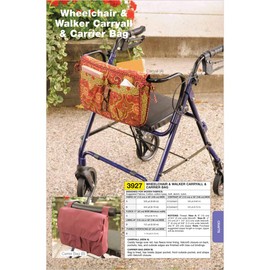Kwik Sew K3927 Wheelchair and Walker Carryall and Carrier Bag Sewing Pattern, No Size