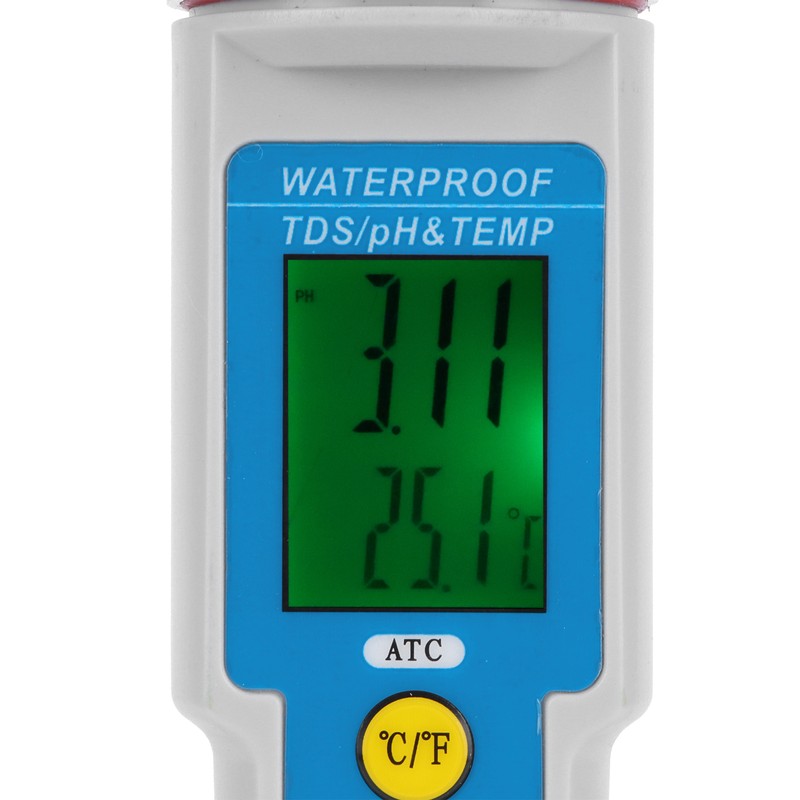 PH-986 3 in 1 Water Quality Tester PH/TDS/TEMP Test Pen