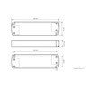 illuburg LED Transformer 24 V Dimmable Triac Flat 6 W