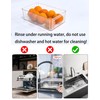 HanYun Fridge Organiser Set, Stackable Kitchen Organiser, Fridge Organiser, Storage