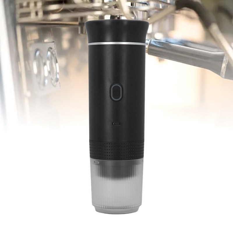 Portable Electric Coffee Machine 15 Bar Cordless Heating Car Coffee