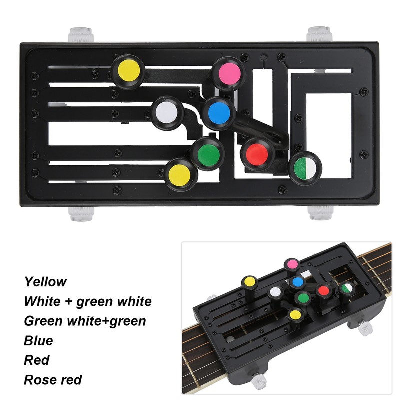 Guitar Learning System Teaching Aid Helper Folk Ukulele Chord Trainning