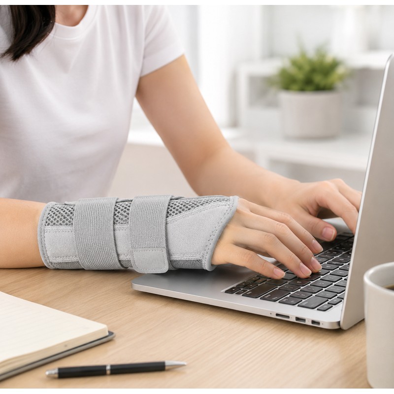 Adjustable Wrist Brace for Daily Support – Dual Strap Compression
