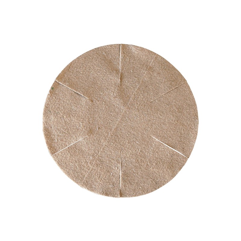 14" natural jute hanging basket liner pack of 2