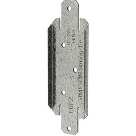 Simpson Strong-Tie FBFZ - ZMAX Galvanized Flat Rail Fence Bracket for 2x4